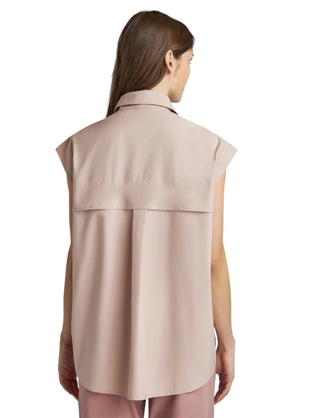 Tilley Sleeveless Shield Shirt, Button-Front Dusty Blush, Utility, Performance,L - Picture 4 of 15